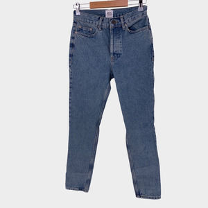 NWT BDG Dad Slim Tapered Fit Cropped Jeans Men's Size 26 Button Fly Denim